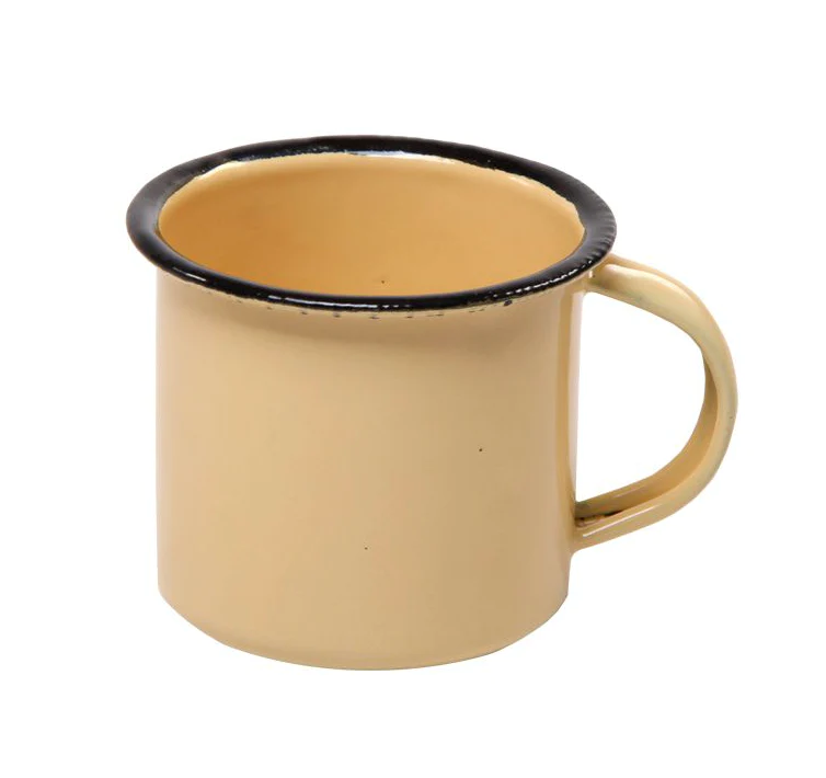 Large Enamel Plain Mug